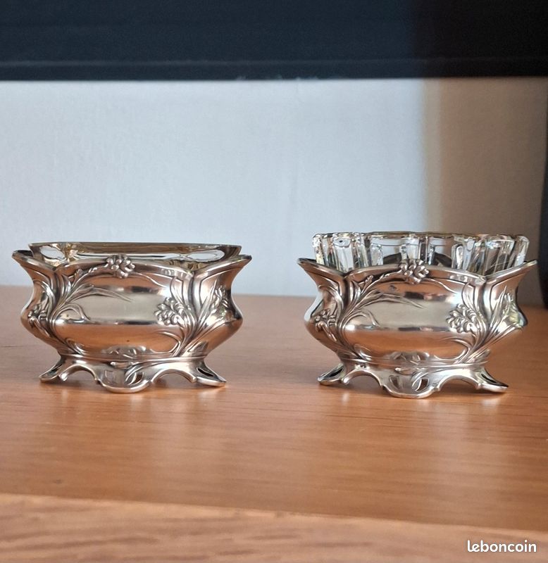 Salière ancienne en argent (image 5)