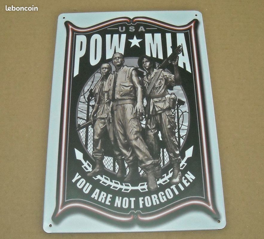 Plaque Murale Métal Vintage Rock - 30 X 20 Cm - Multicolore - Neuf