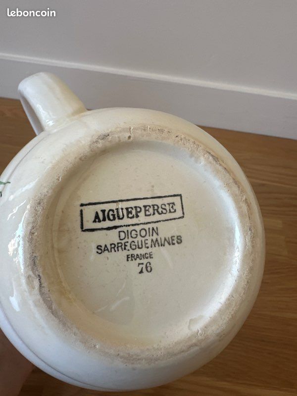 Pichet sarreguemines aigueperde (image 3)