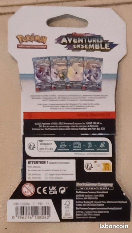 Pokémon Booster aventure ensemble packs de cartes neuf parfaitement scellé (image 17)