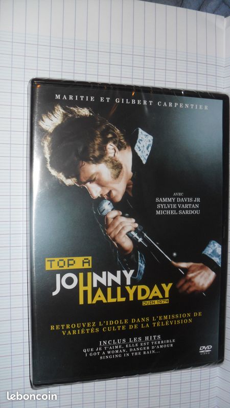 Top à johnny hallyday - juin 1974 - dvd neuf (image 1)