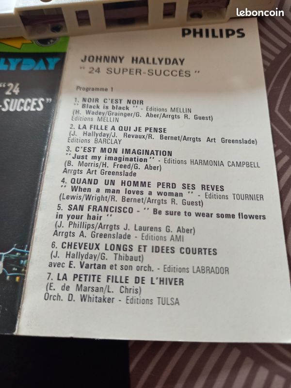Cassette audio, Johnny halliday (image 2)