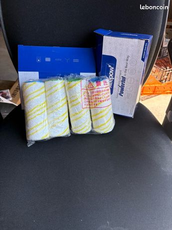 Rouleaux De Rechange KEEPOW Pour Kärcher FC3/FC5/FC7 - Lot De 2, Jaunes