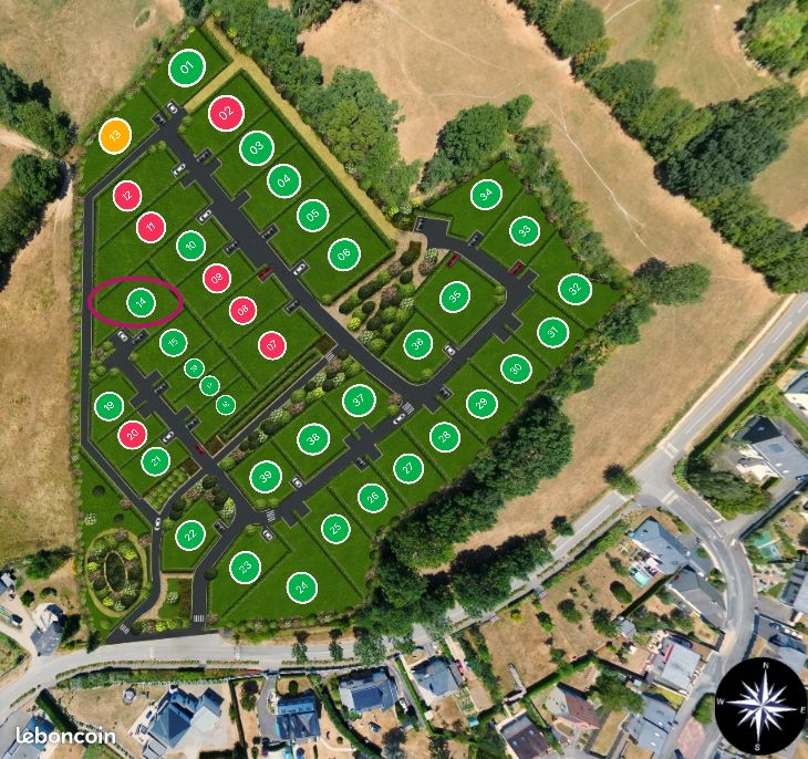Construisez votre maison à Saint-Ouën-des-Toits - Terrain de 644 m² · 52 955 €
