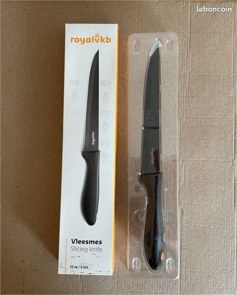 Couteau très tranchant viande / poisson Royalvkb 20 cms neuf (image 1)