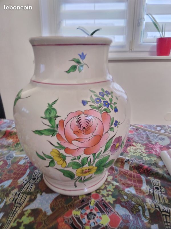 Lampe Et Vase Anciens – Objet Décoratif Vintage, Sans Marque
