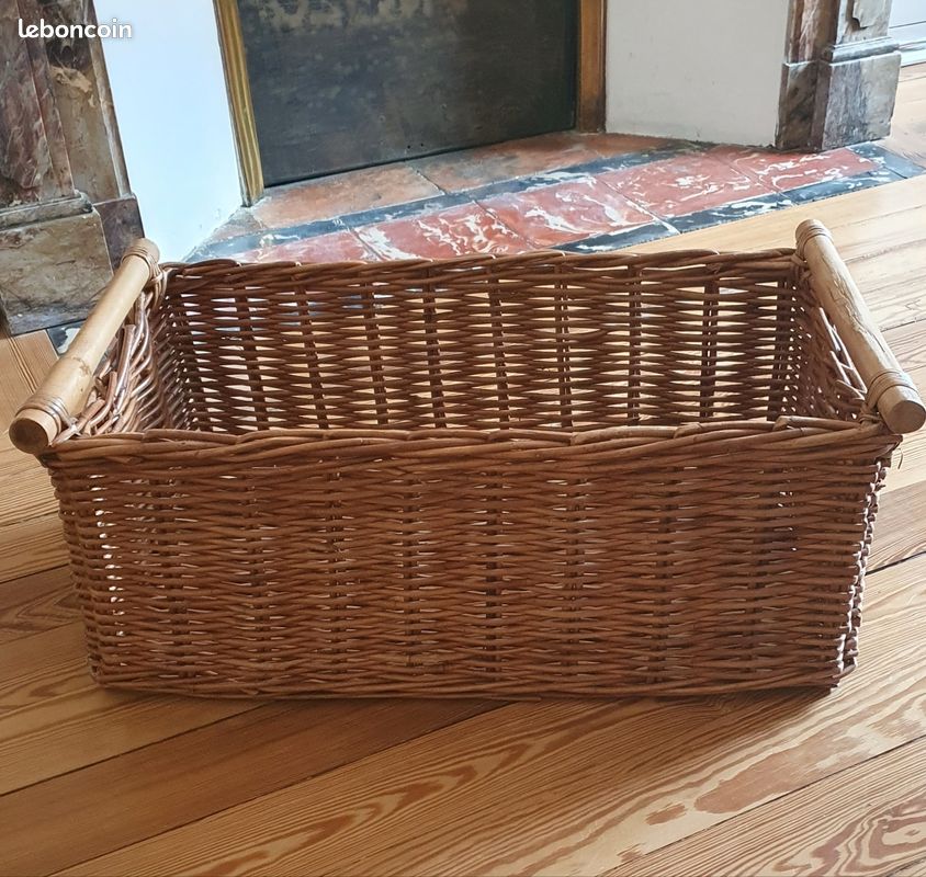 Grand panier en osier IKEA (image 1)