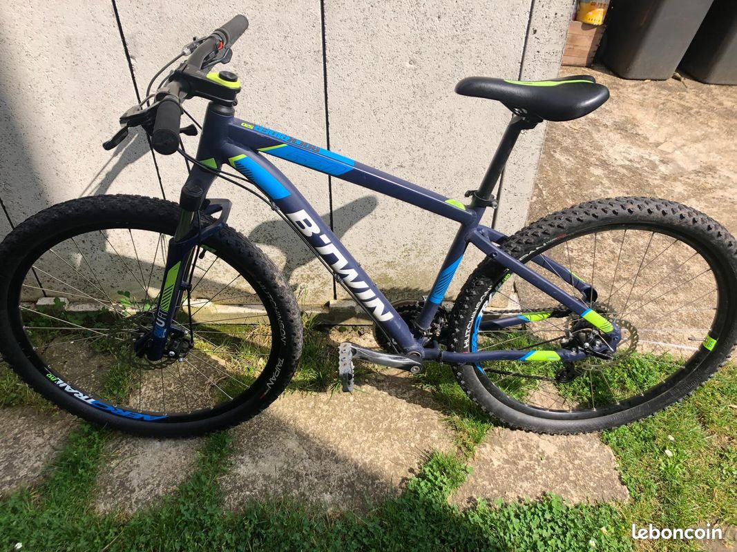 Rockrider 520 Rockrider 540 Blue Rockrider 540 Vtt Noir Et Bleu - Main Image