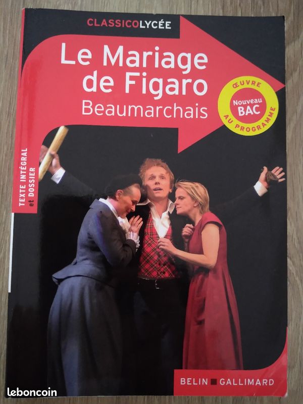 Le mariage de Figaro livre scolaire (image 1)