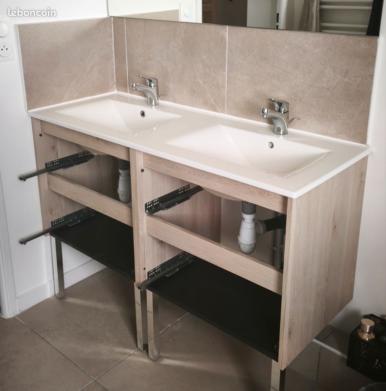 Ensemble salle de bain double vasque SALGAR (image 8)