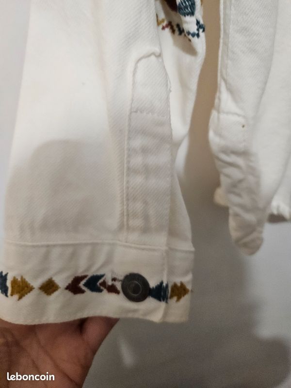 Surchemise veste Zara brodée bohème. Taille s (image 4)