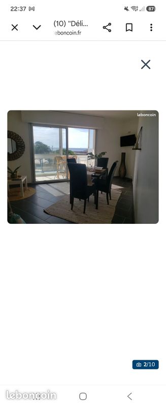 Appartement 2 pièces 38 m² · à Pornichet · 38 m² · 660 €/mois