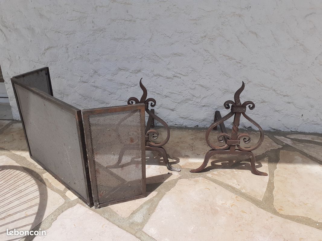 2 Chenets pour Cheminée (image 2)