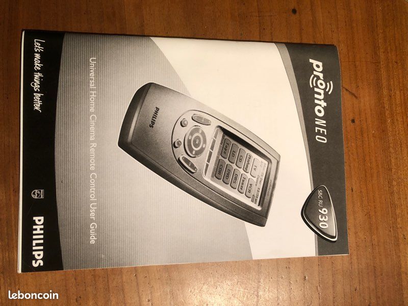 Télécommande Philips Pronto TSU3500/17 Home Cinéma – En Boîte, Ouverte Mais Jamais Utilisée