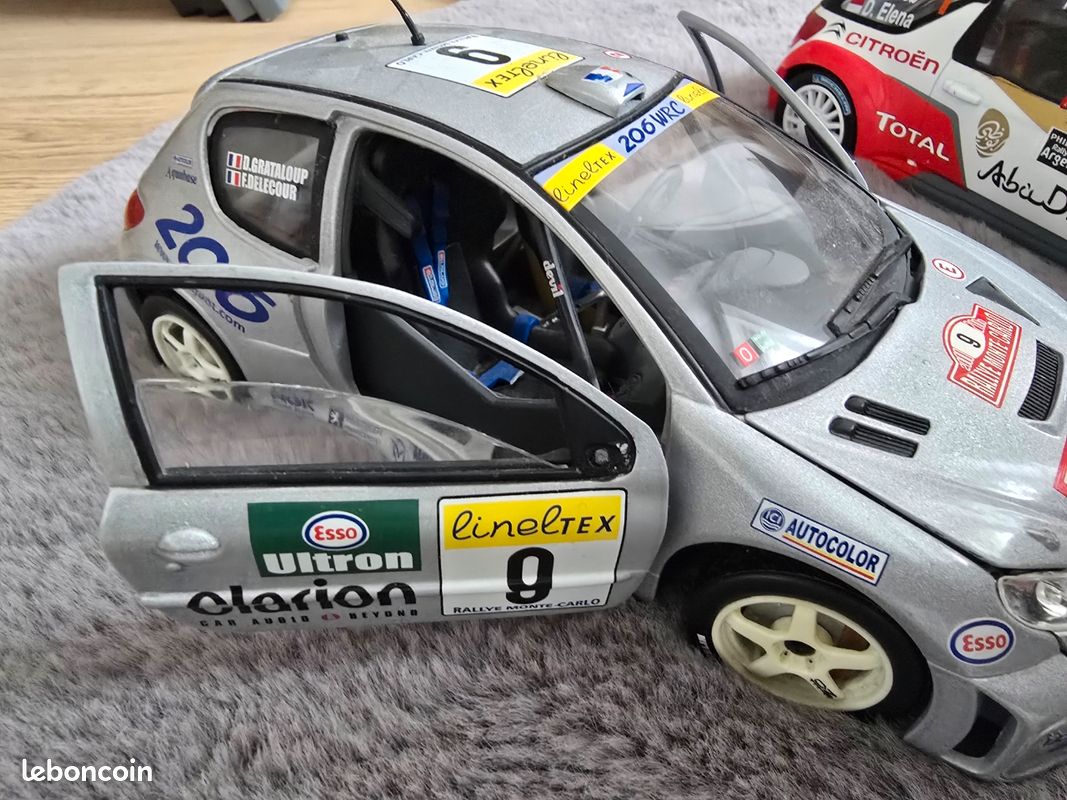 Peugeot 206 WRC - Boucles de Spa 2001 - Princen - Colebunders - Solido