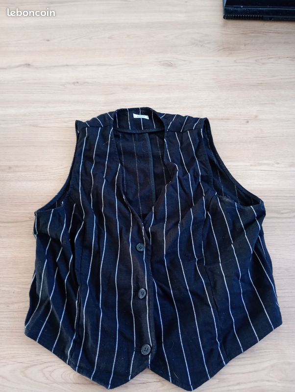 Débardeur noir femme taille L (image 1)