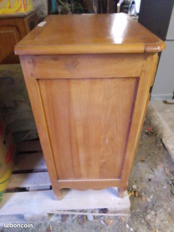 Meuble merisier 1 porte et un tiroir (image 2)