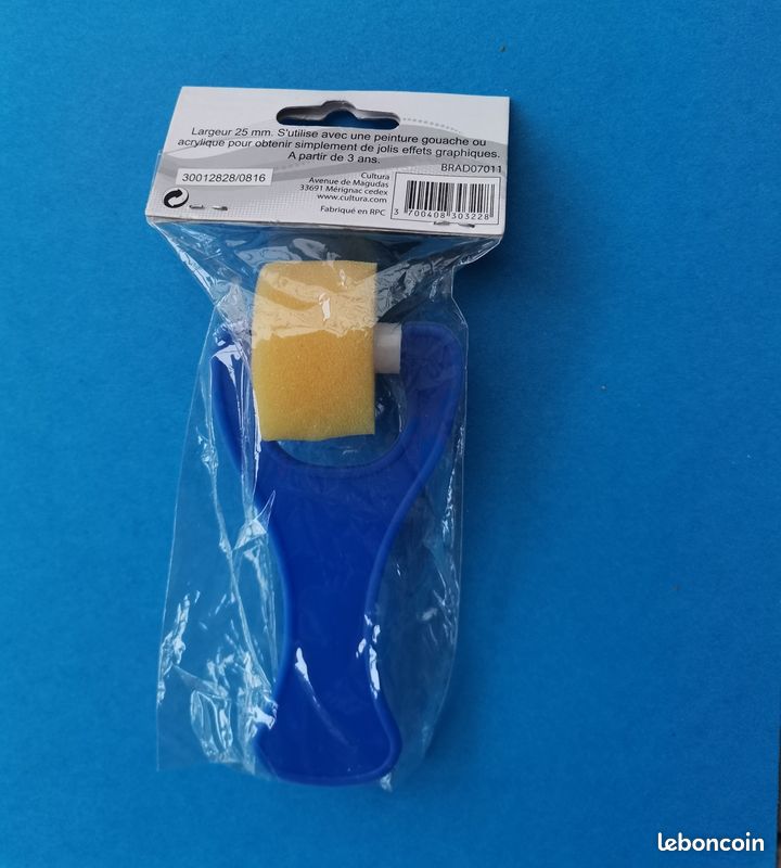 Rouleau à peindre Bleu Lot 1 Loisirs créatifs (image 3)