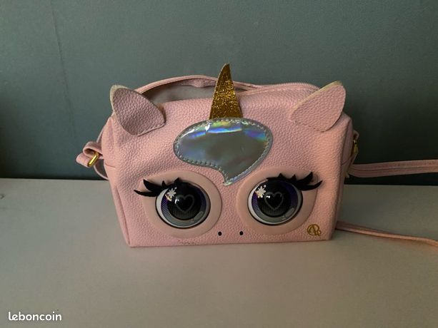 Purse Pets Sac Licorne Glamicorn – 25+ Sons Et Réactions – Jouet Interactif Avec Joues Lumineuses – Dès 5 Ans