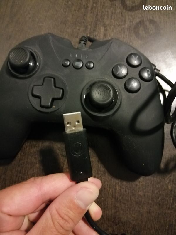 Manette filaire PC Bacon noire (image 2)