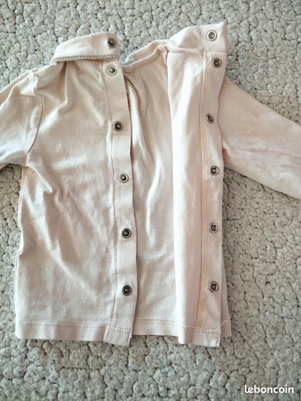 Sous-pull rose pâle T3M Kiabi (image 3)