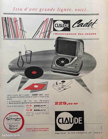 RADIO VINTAGE CLARVILLE 1001 junior EUR 100,00 - FR