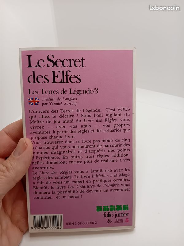 Les Terres de Légende complet 1 a 6 livres dont vous êtes le héros LDVELH Livre