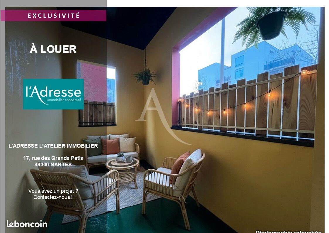 Appartement 3 pièces 64 m² · à Nantes · 64 m² · 796 €/mois