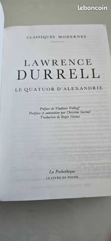 Le quatuor d’Alexandrie par L. Durrell. En boîte carton. 01-7 (image 6)