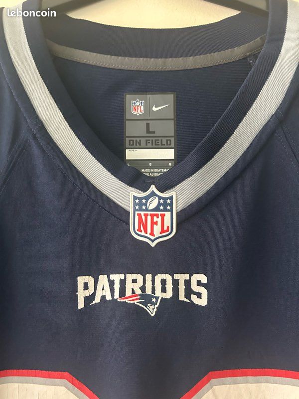 Maillot NFL Danny Amendola #80 New England Patriots Nike On Field Signé Taille L (image 6)