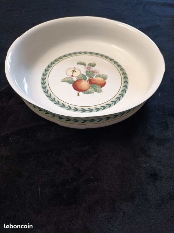 Assiette 6 Gâteau Carré 22X22 Pois Bleus