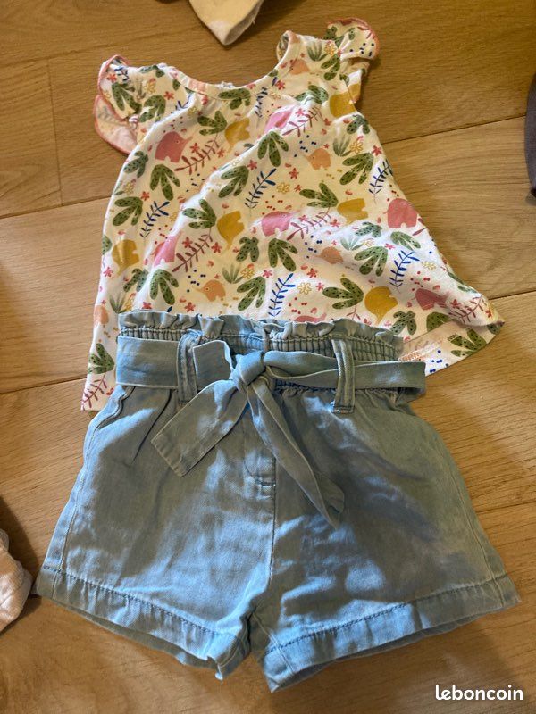 Vêtements bébé 0/3mois fille été (image 7)