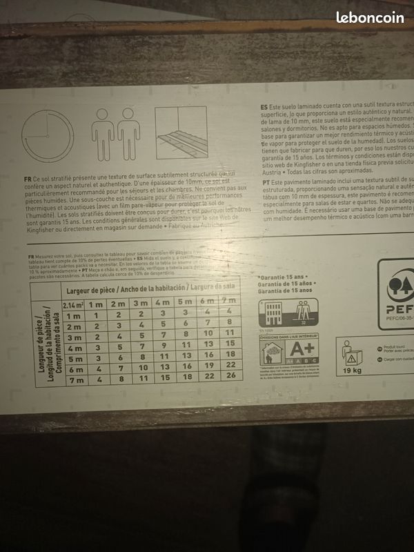 Parquet stratifié 10 mm (image 3)