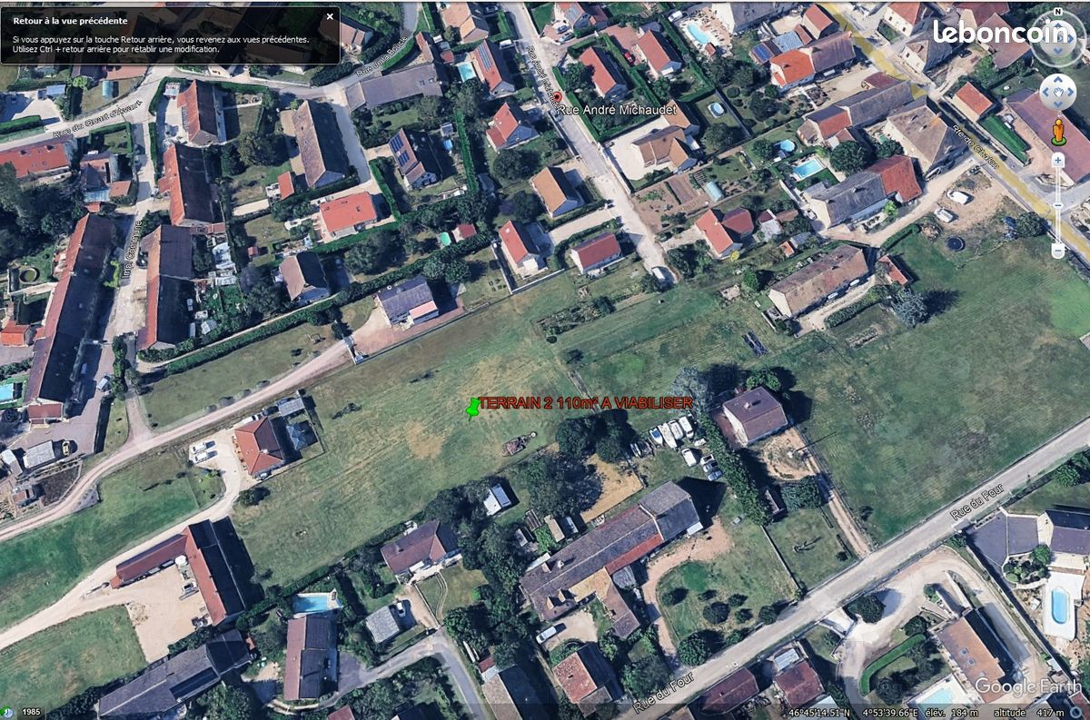Terrain a batir · à Épervans · 62 000 €