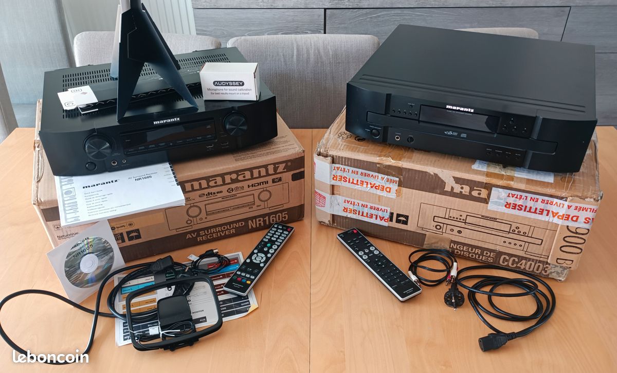 Ampli Audio/Vidéo Marantz nr 1605 & Platine cd CC 4003 (image 3)