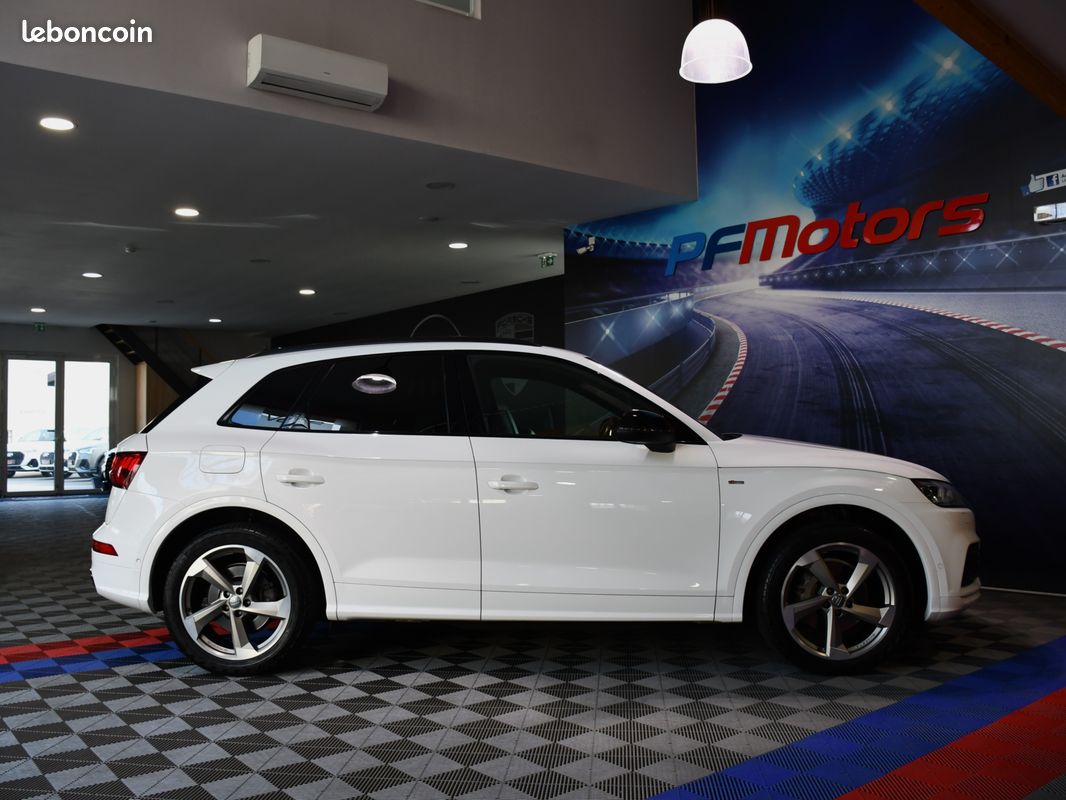 Audoi Q5 S-Line 40 TDI 190 Quattro GPS Virtual Bang Olufsen Caméra AV + AR + 360 Attelage ACC Hayon JA 20 Rotor (image 4)