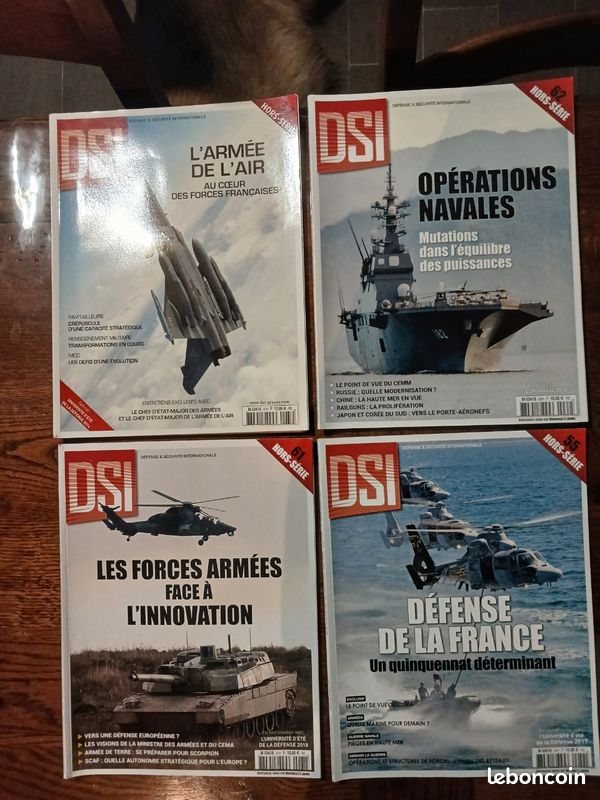 Lot de 4 magazines Défense et Sécurité Internationale (image 1)