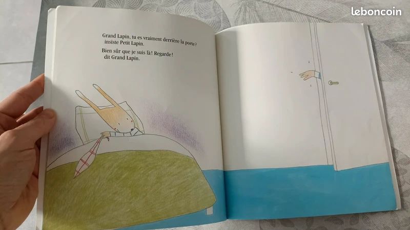 Livre l'école des loisirs Grand Lapin tu es là? Emile Jadoul (image 3)