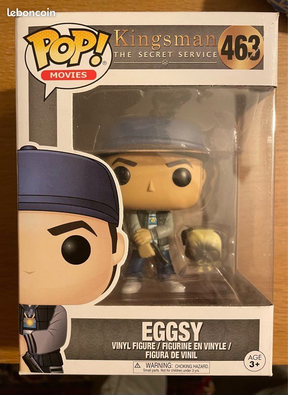 Figurine funko pop eggsy 463 kingsman the secret service pop