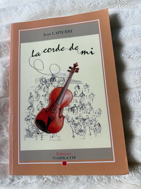 Livre Jean Lapierre la corde de mi éditions Narratif comme sur photos (image 1)