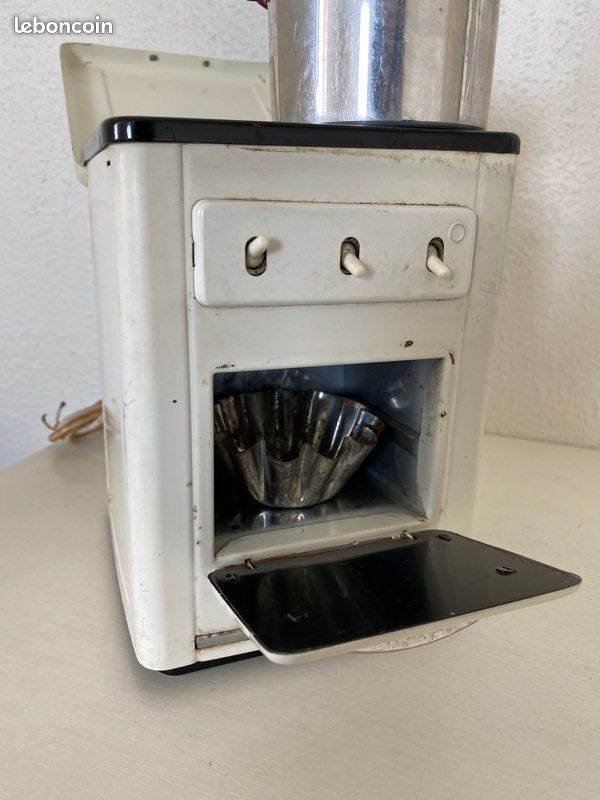 Cuisinière Jouet TMF Bijou-Luxe Des Années 50 - Éclairage D'origine - France