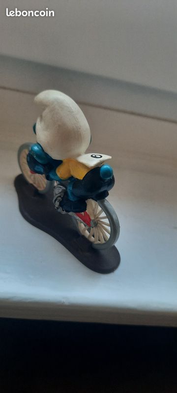 Figurine Schtroumpf Hamac - Référence 40226 - Édition Allemagne 1984 (Peyo/Schleich) - Occasion Très Bon État