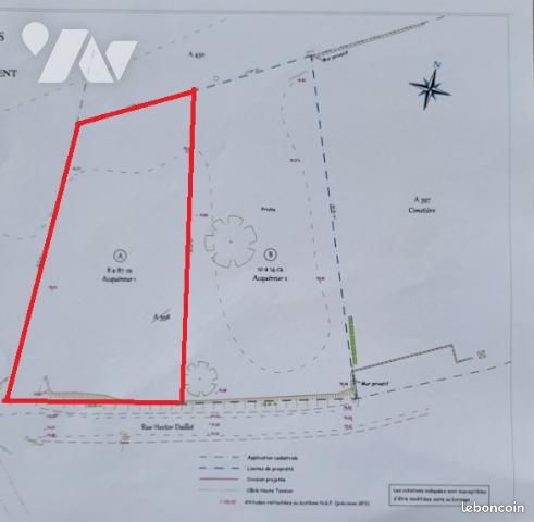 Terrain 887 m² · à Amplier · 887 m² · 25 000 €