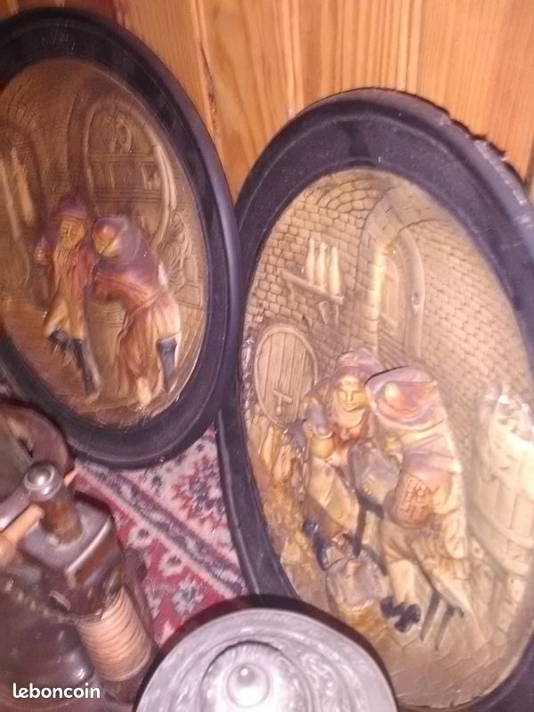 Lot de décorations de brasserie vintage (image 4)