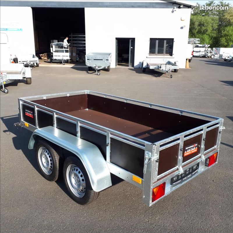 Remorque basculante SOREL RUSTIQUE 1 et 2 essieux RIDELLES BOIS stock 16 (image 2)
