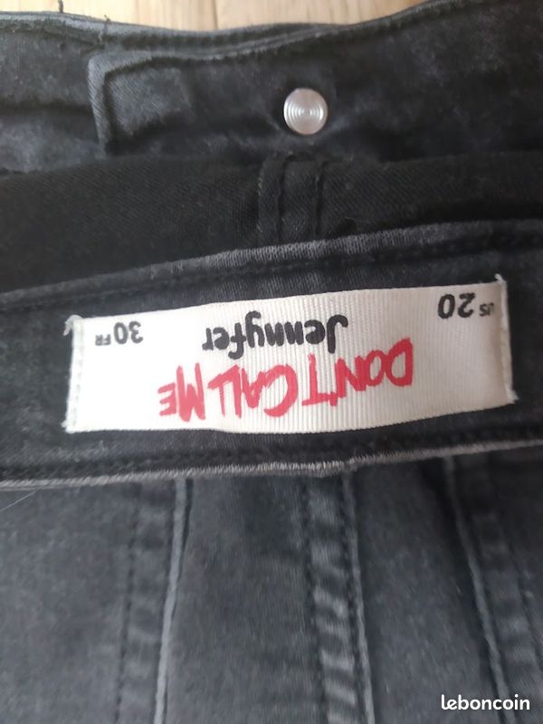 Jean slim noir ado de chez jennyfer (image 3)