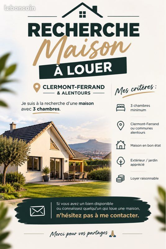 Maison 4 pièces 200 m² · à Clermont-Ferrand · 200 m² · 1 000 €/mois