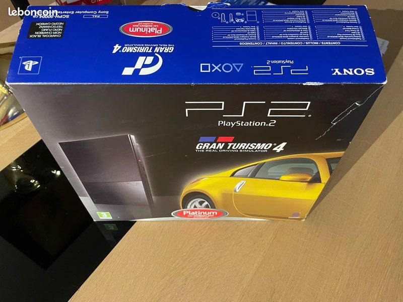 Playstation 2 slim neuve avec le scellé playstation et son jeu gran turismo 4 sous blister - Consoles