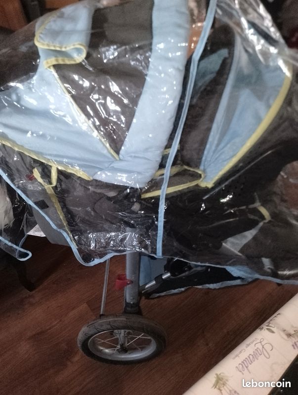 Poussette roues cosy neuf habillage pluie BAMBISOL