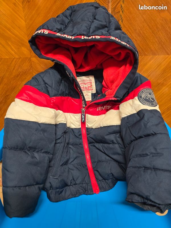 Doudoune Levis 18 mois manteau chaud capuche Vêtements bébé